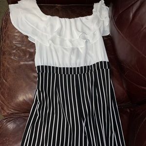 FASHION NOVA ALWAYS CUTE 4 YOU STRIPPED JUMPSUIT